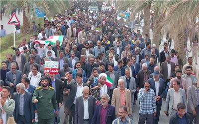حماسه حضور مردم فهرج در راهپیمایی 22 بهمن+عکس
